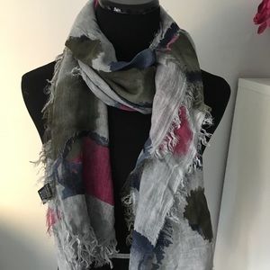 New Multicolored Print Scarf